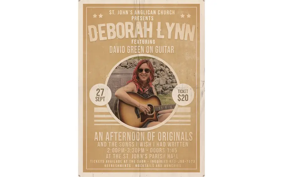 Deborah Lynn Concert Poster