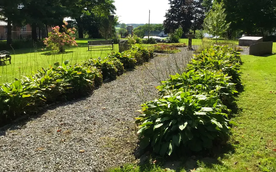Entrance to the Garden of Remembrance in Stirling, ON